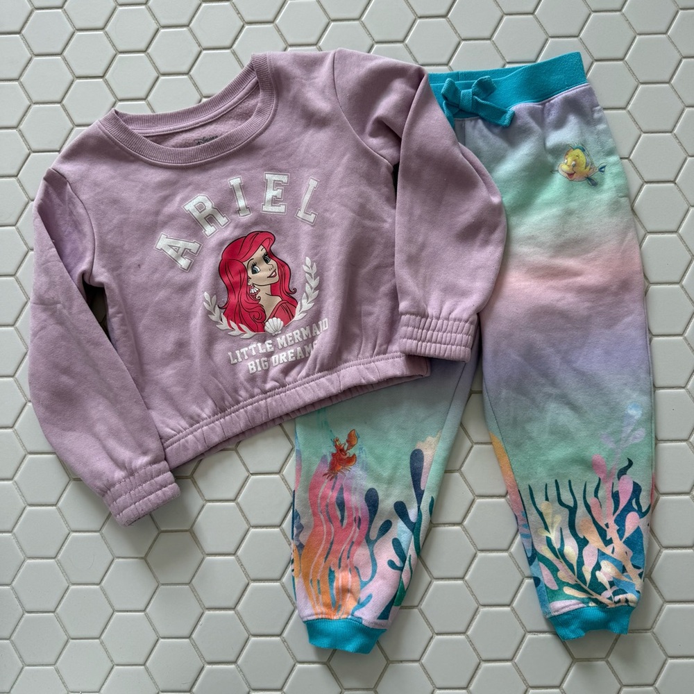 Disney Princess Pink and Teal Outfit